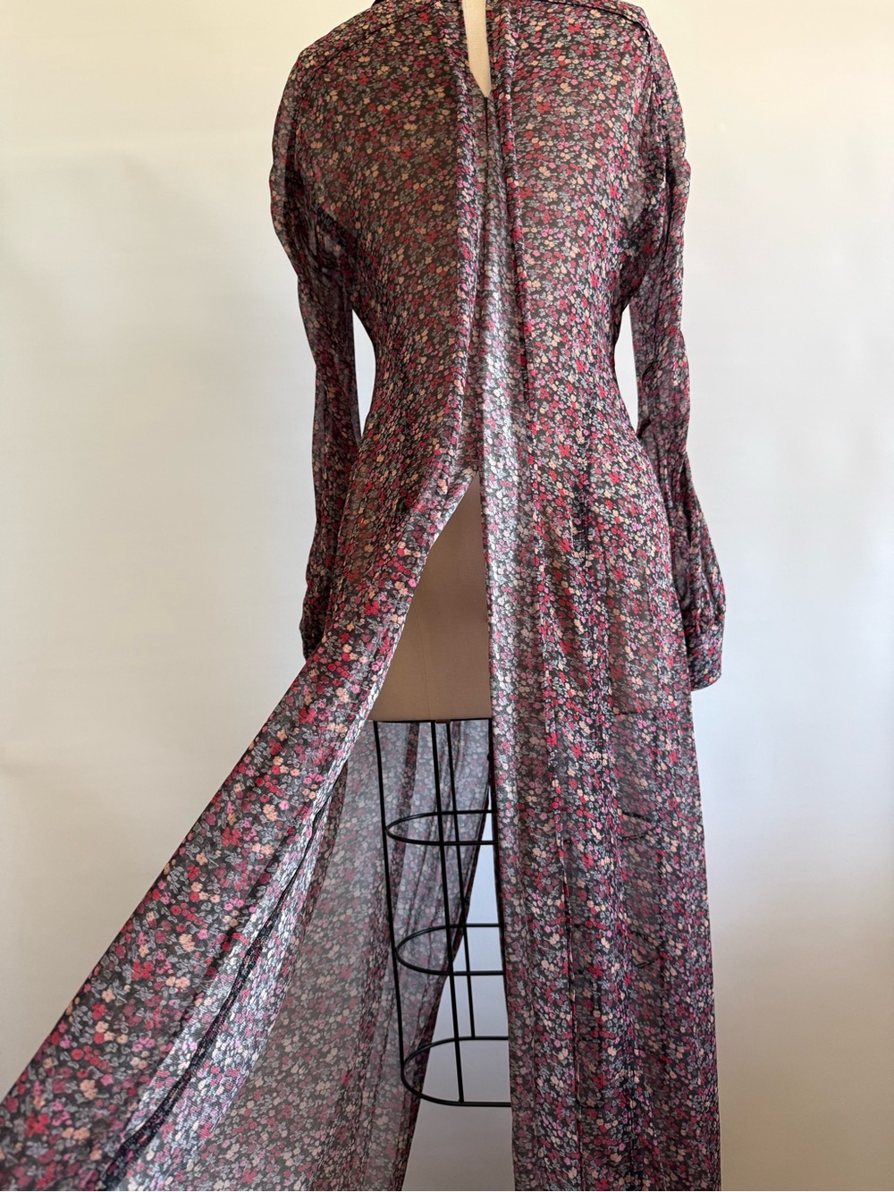 Junya Watanabe Comme des Garçons sheer floral dress - Picture 8 of 10